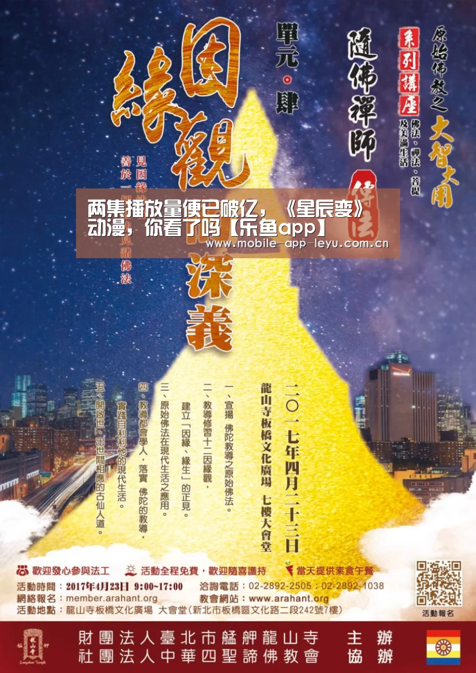 两集播放量便已破亿,《星辰变》动漫,你看了吗【乐鱼app】(图1) leyu中国官网APP