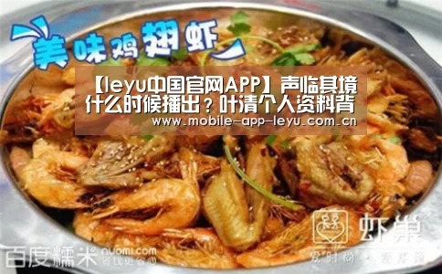 【leyu中国官网APP】声临其境什么时候播出?叶清个人资料背景介绍(图1) leyu中国官网APP