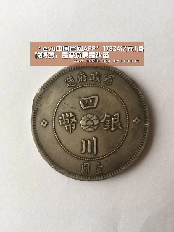 ‘leyu中国官网APP’17834亿元!减税降费,是减负更是改革(图1) leyu中国官网APP